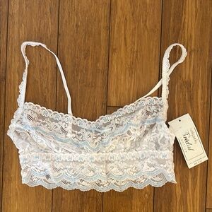 Hanky Panky Bridal collection White Lace Bralette. Brand new with tags. Size S